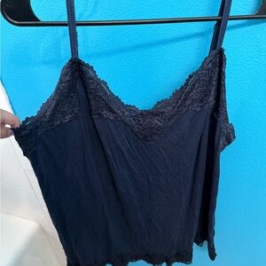 Lane Bryant Navy Lace Cami